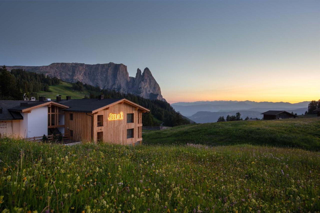 Hotel Seelaus Alpe Di Siusi Bagian luar foto